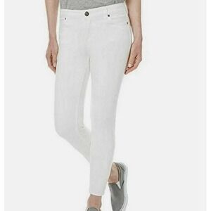 David Bitton Buffalo Jeans Women's  Aubrey Mid Rise Stretch WHITE 8/29 Resort